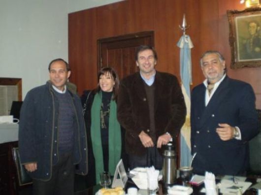 Diputada Paula Bertol visit a Pedro Cassani
