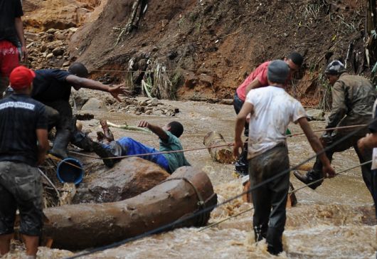 Ms de 330 muertos por las lluvias en Brasil