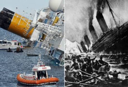 Una sobreviviente del Concordia perdió a un familiar en el Titanic