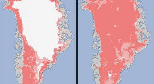 Groenlandia se derrite de repente