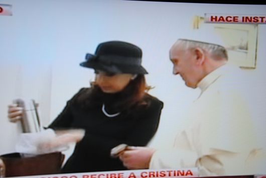 Encuentro cálido entre el Papa y Cristina Fernández