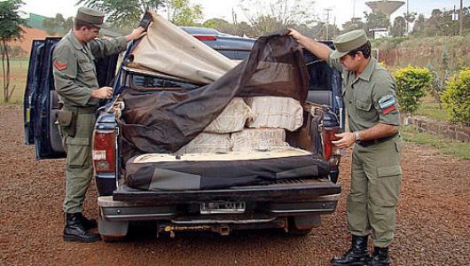 Detienen en Formosa a gendarme correntino con 150 kilos de cocaína