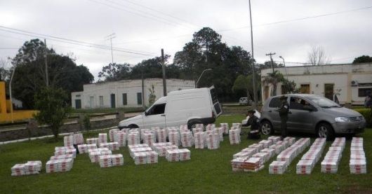 Secuestraron más de 3.500 cartones de cigarrillos de contrabando en Itá Ibaté