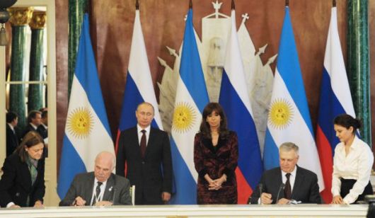 Los agroconvenios que firmó Cristina en Rusia