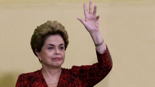 El senado brasilero apartó a Dilma del poder 