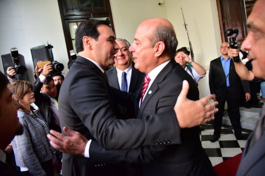 Canteros brindó un fuerte apoyo a Valdés en la Asamblea Legislativa