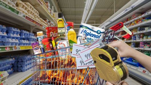 Alimentos: aun con desplome del consumo, grandes empresas vuelven a remarcar precios