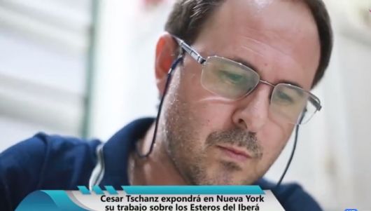 El artista montecasereño Cesar Tschanz expone en Nueva York