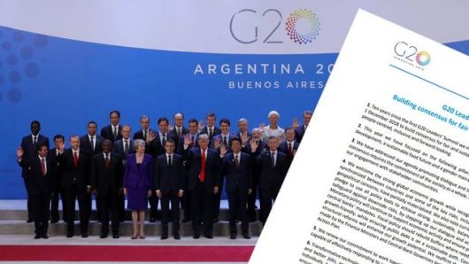 G20: puntos clave de un documento final marcado por una guerra comercial 