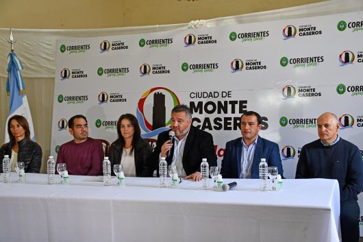 El Gobierno de Monte Caseros entrega  subsidio a institución deportiva para el Rural Bike Infantil
